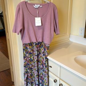 Seraphine 2-in-1 Maternity and Nursing Maxi dress